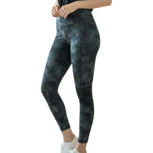 Lululemon Align Leggings Womens 18 Gray Graphite Tie Dye 25" Athletic Pocket